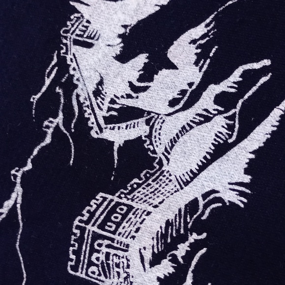 Vintage 1980s I Climbed the Great Wall Of China Quarter Zip Sweater - Picture 7 of 7